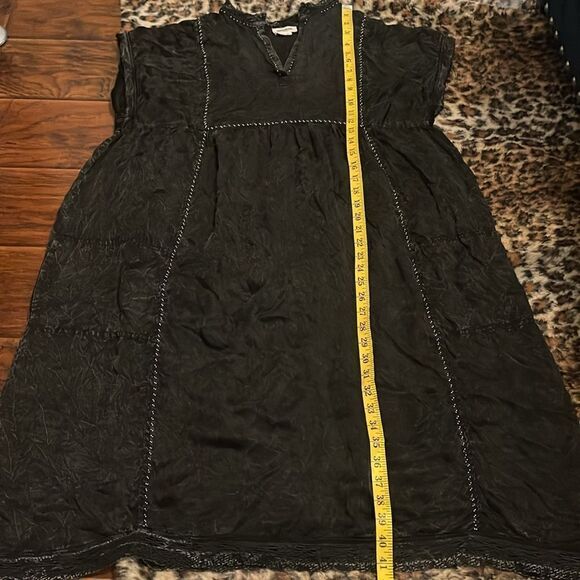 Zadig & Voltaire Rastana Black Distressed Detailed Dress Minimalist Pockets - Picture 11 of 16